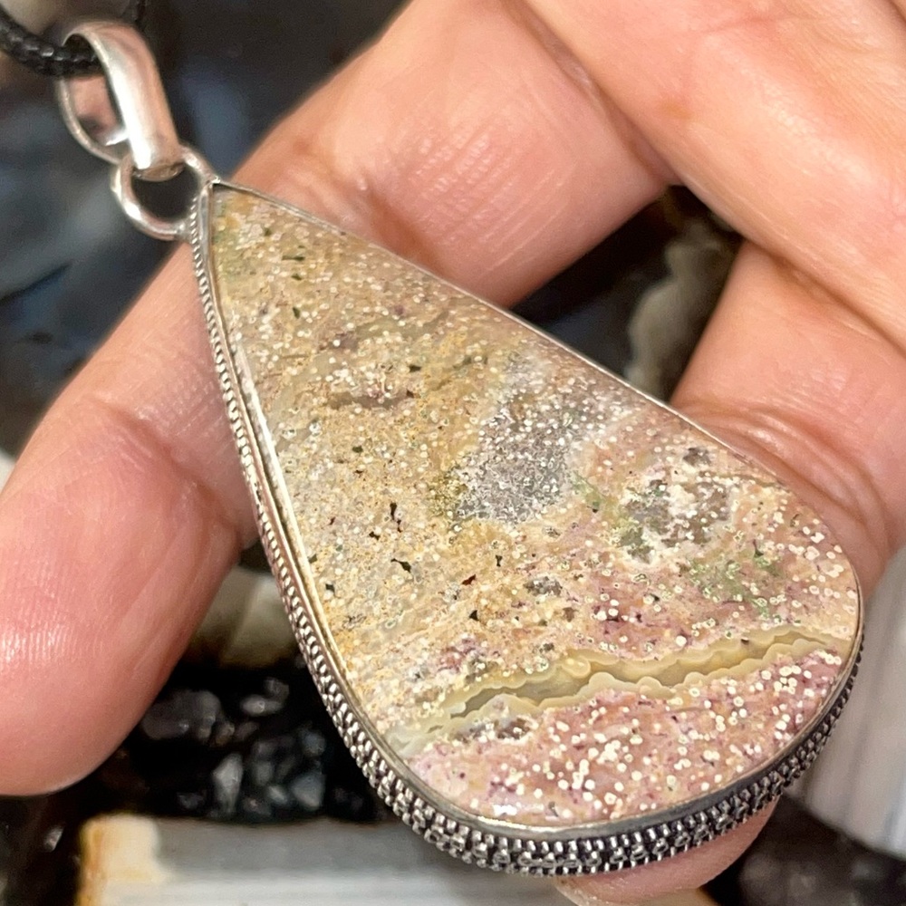 Ocean Jasper Pendant 2 1/2”